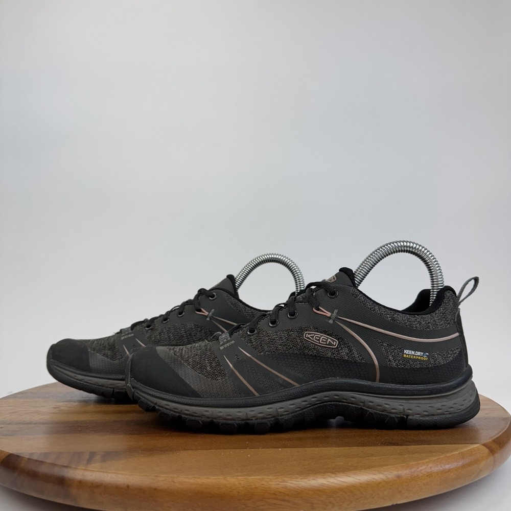 Womens Keen Terradora Gray Low Waterproof Hiking Trail Sneakers Shoes Size 6.5 M